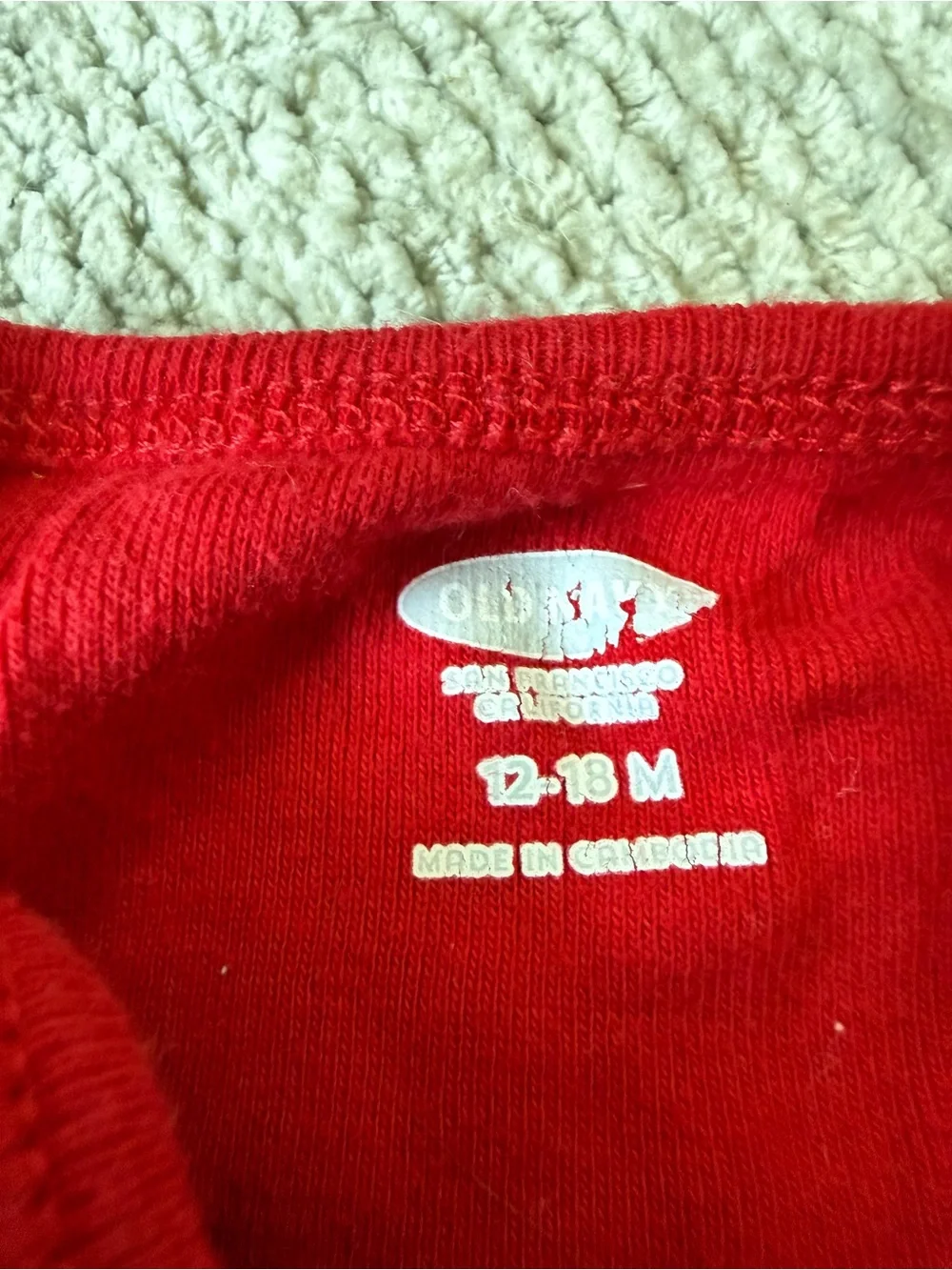 Old Navy Chillin’ With My Snowmies Christmas Bodysuit 12-18 Months